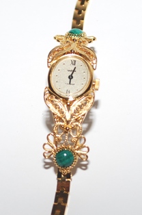 Chaika Malachite Watch